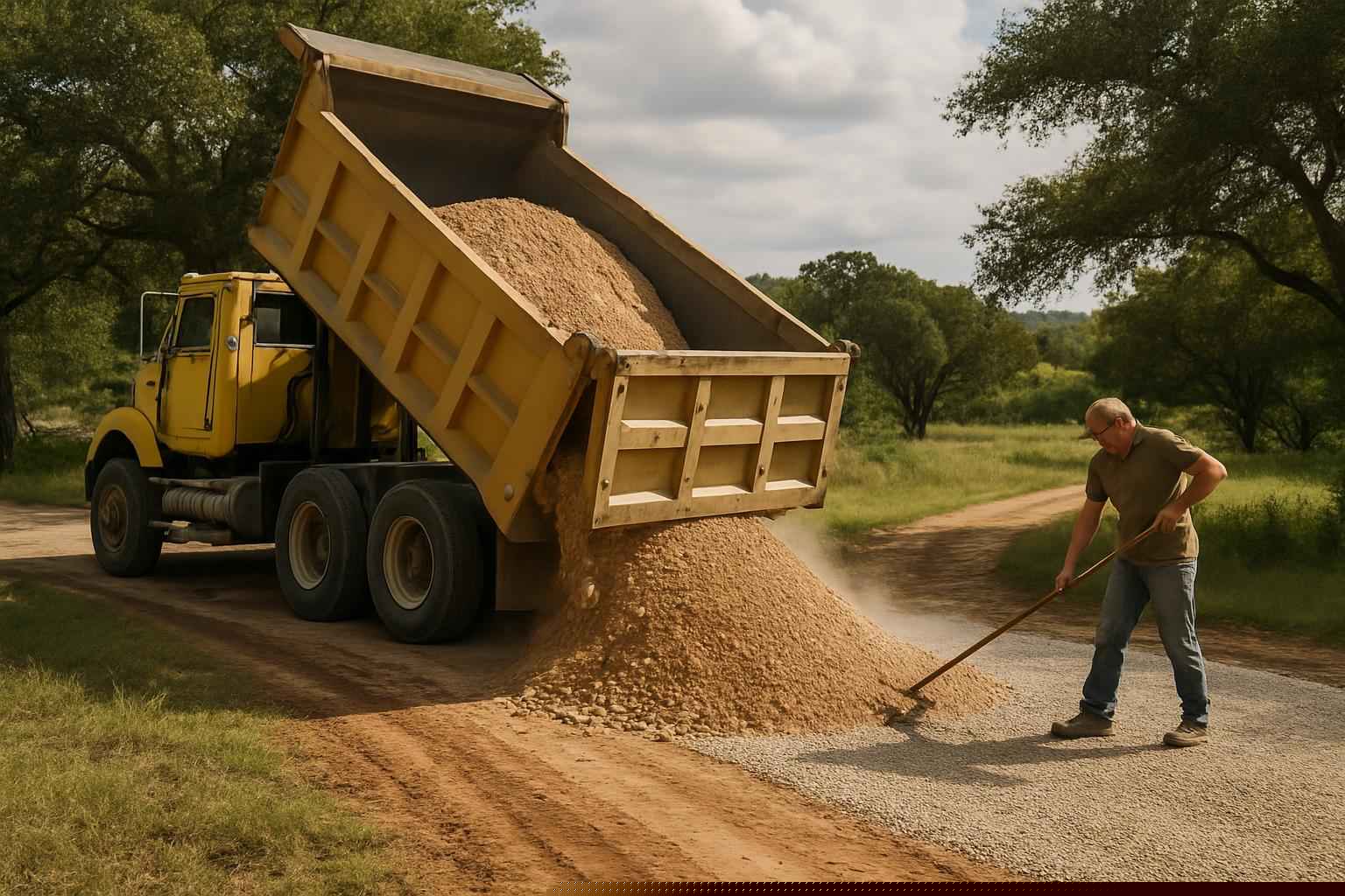 Base Delivery and Spread in Burnet Texas
