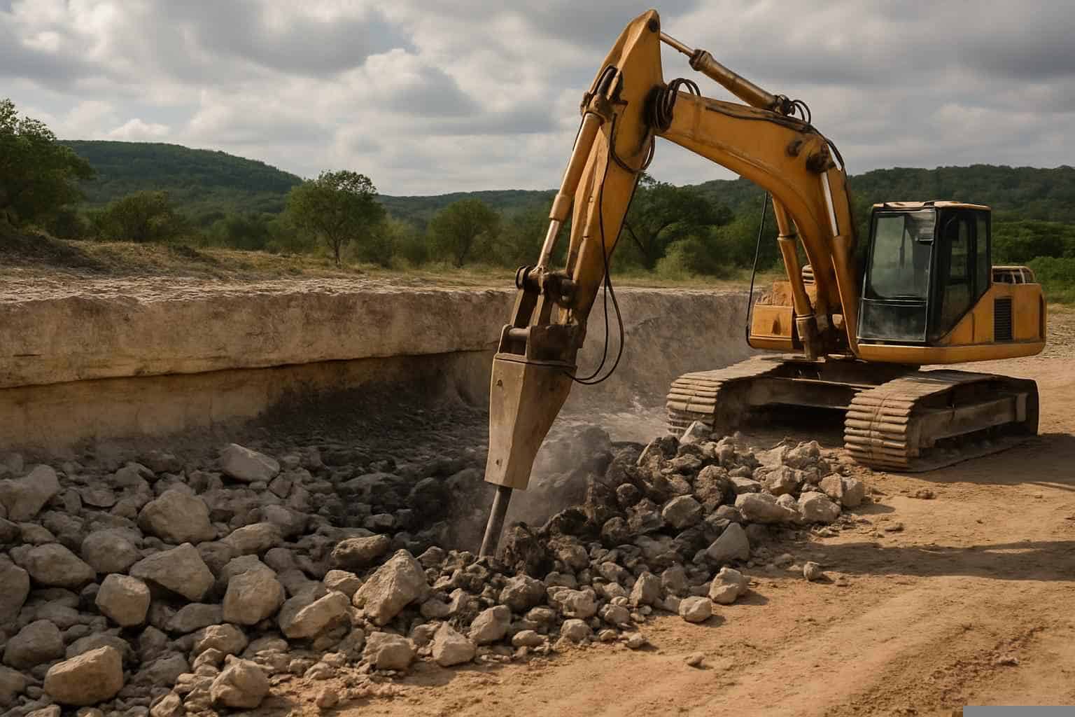 Bedrock Reduction in Medina Texas