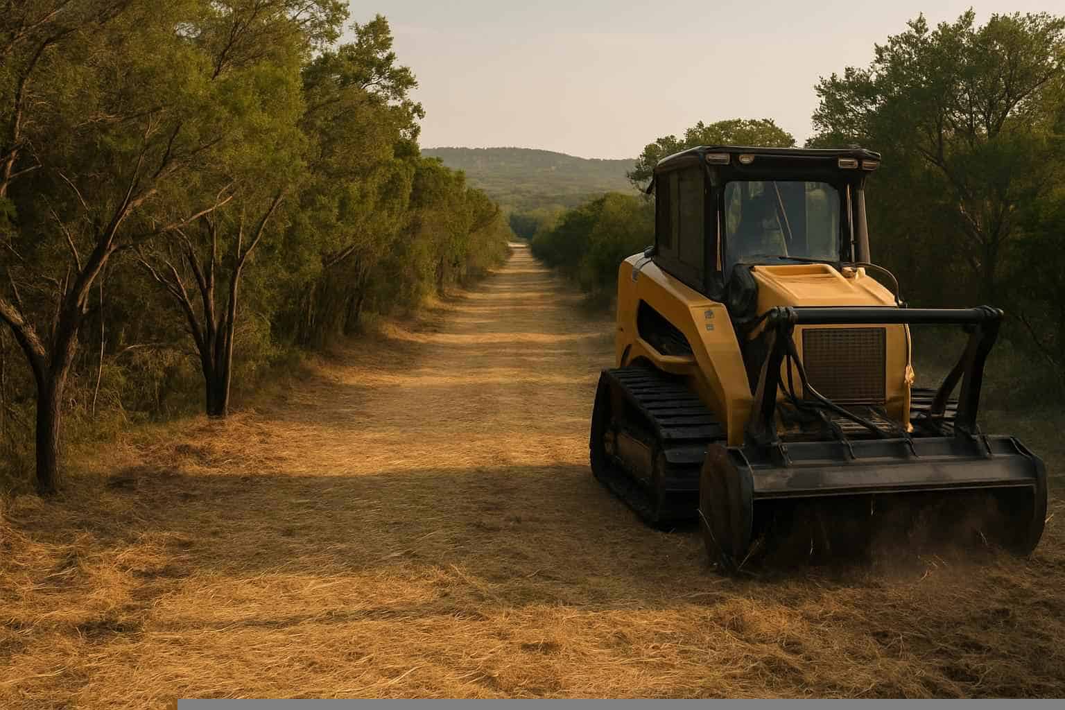 Boundary Line Clearing in Fischer Texas