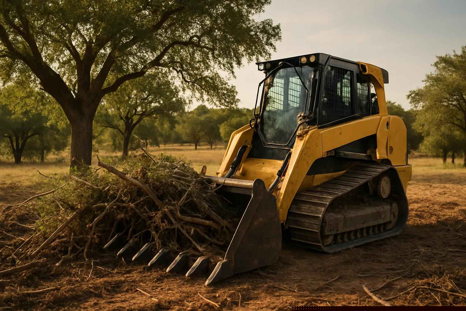 Brush and Tree Lot Clearing in Medina Texas