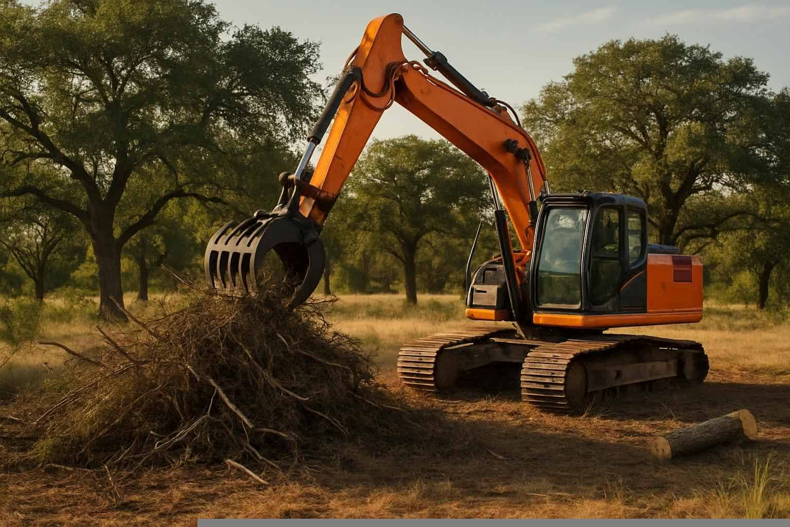 Brush And Tree Lot Clearing In Pontotoc Texas