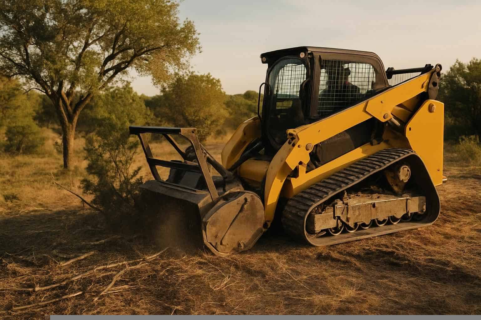 Brush Clearing for New Builds in Burnet Texas