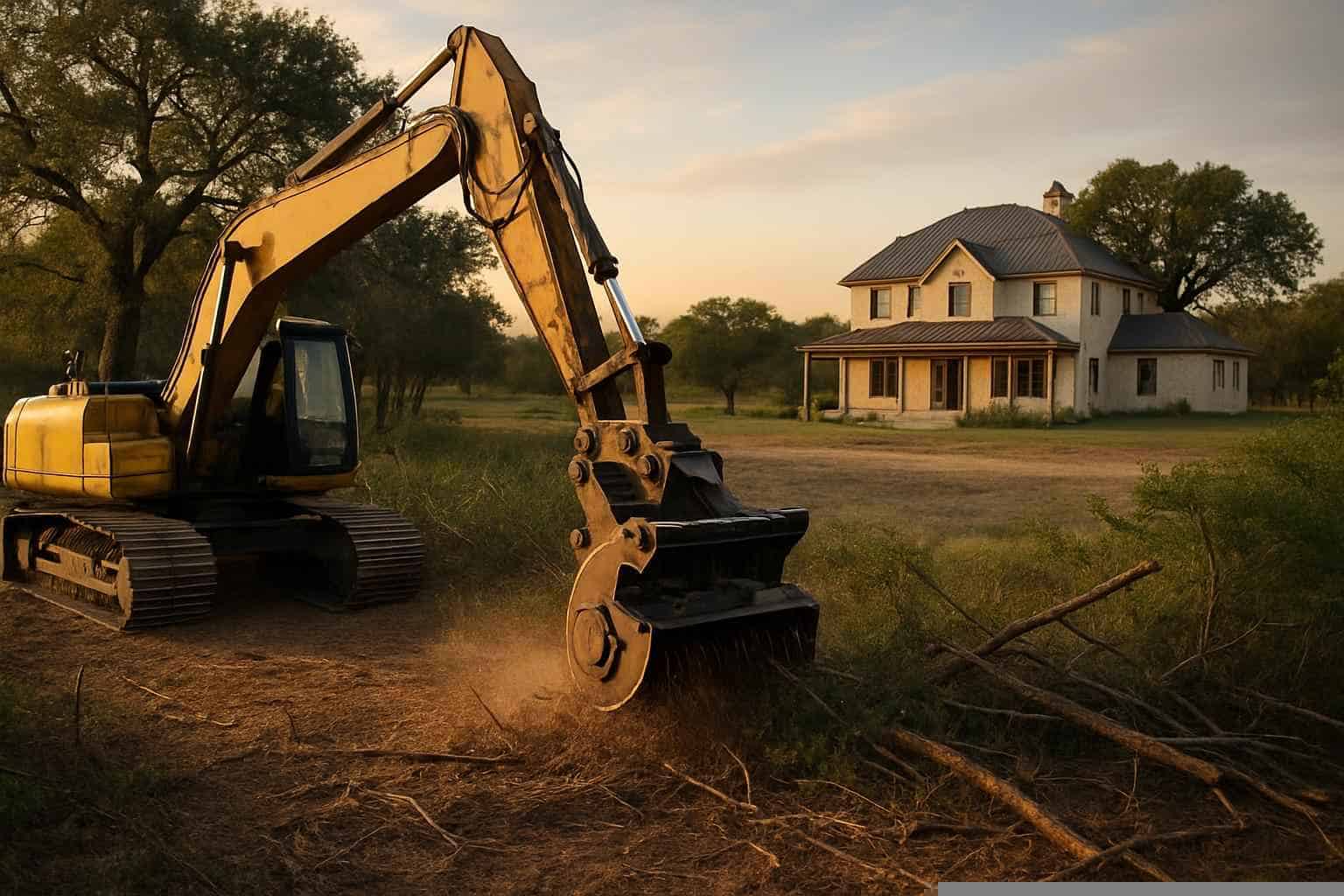 Brush Clearing In Pontotoc Texas 6 Brush Clearing for New Builds in Pontotoc Texas