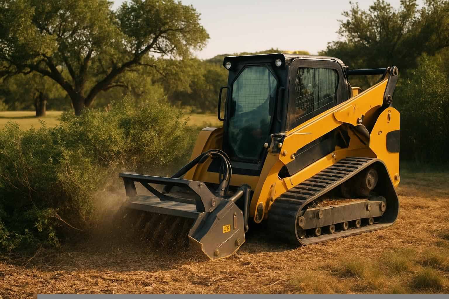 Brush Clearing in Pipe Creek Texas