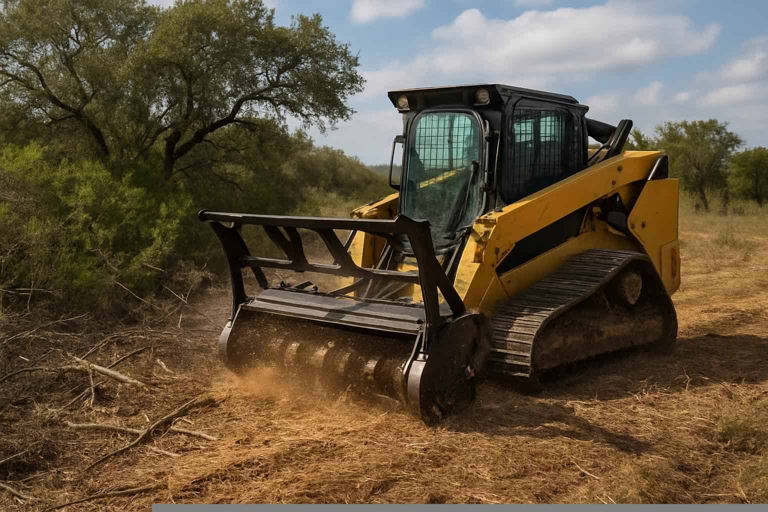 Brush Mulching in Burnet Texas
