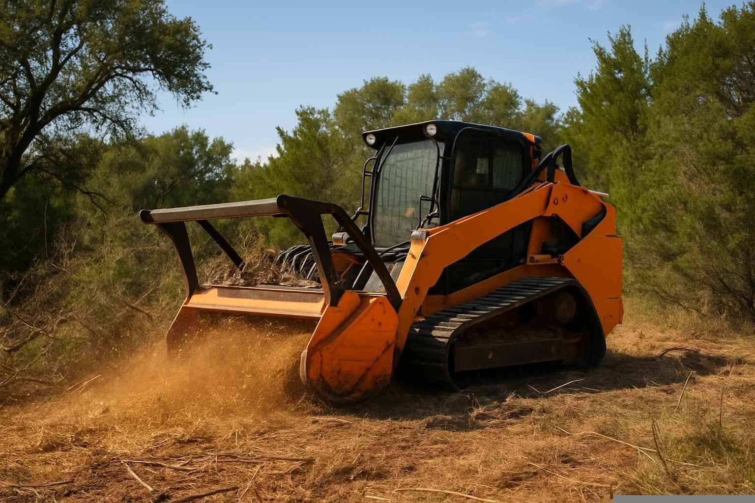 Forestry Mulching In Pipe Creek Texas 1 Brush Mulching In Pipe Creek Texas