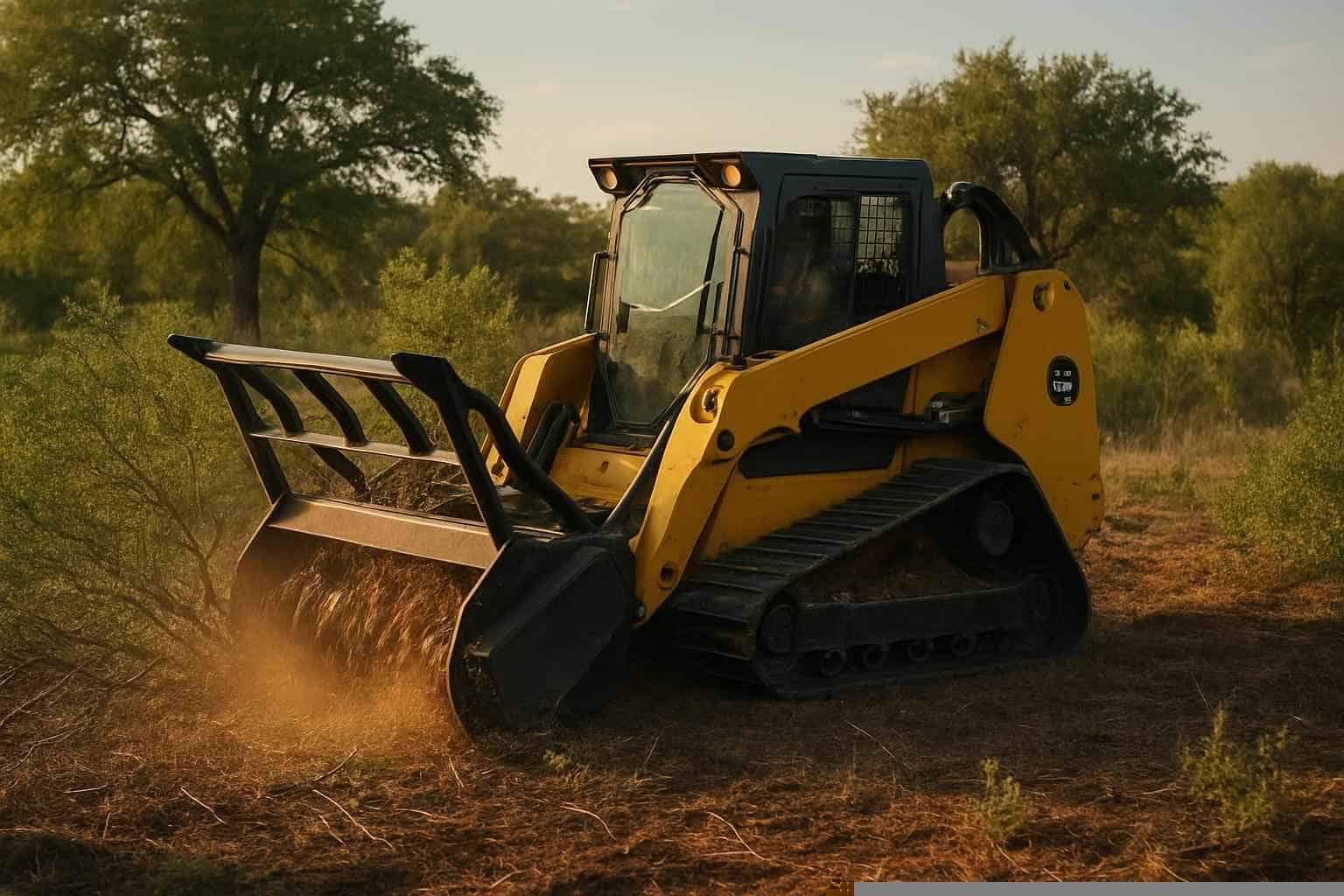 Forestry Mulching In Pontotoc Texas 1 Brush Mulching In Pontotoc Texas