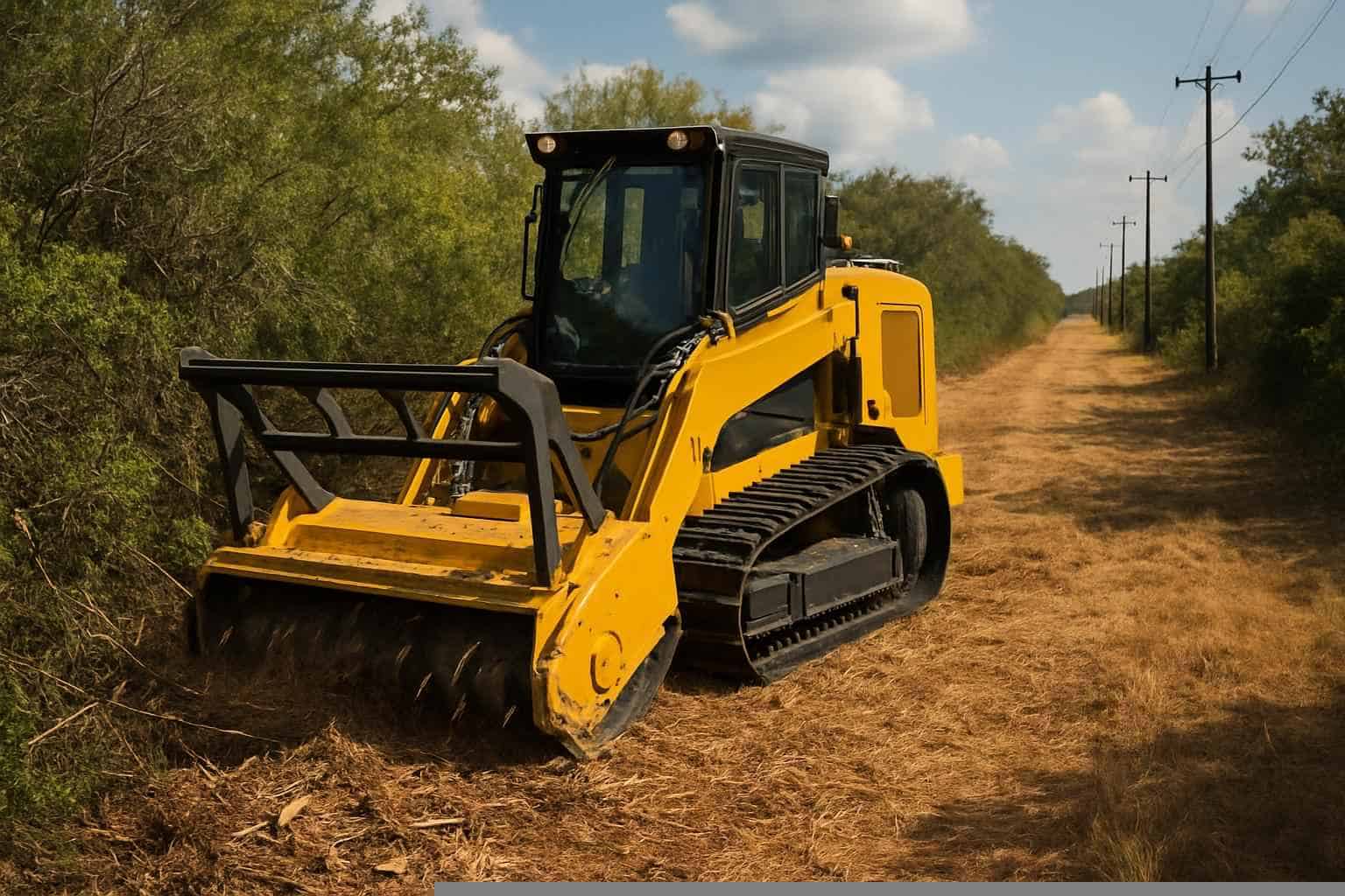 Brush ROW Clearing In Cottonwood Shores Texas