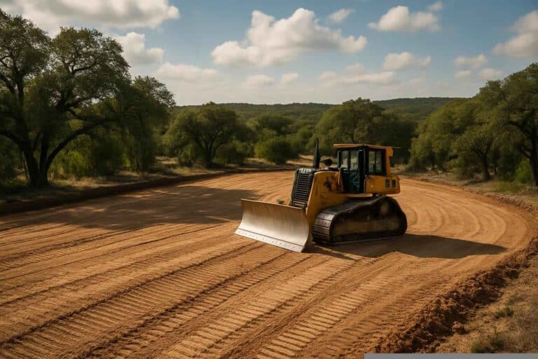 Building Pad Prep In Medina Texas