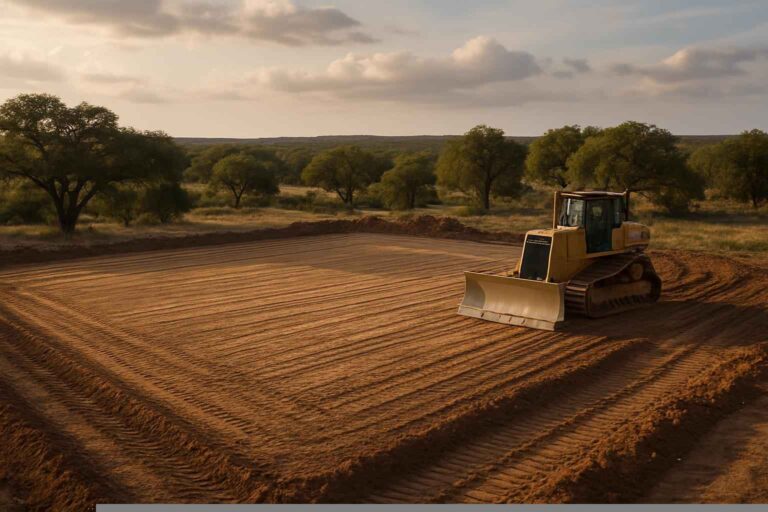 Site Preparation In Pontotoc Texas