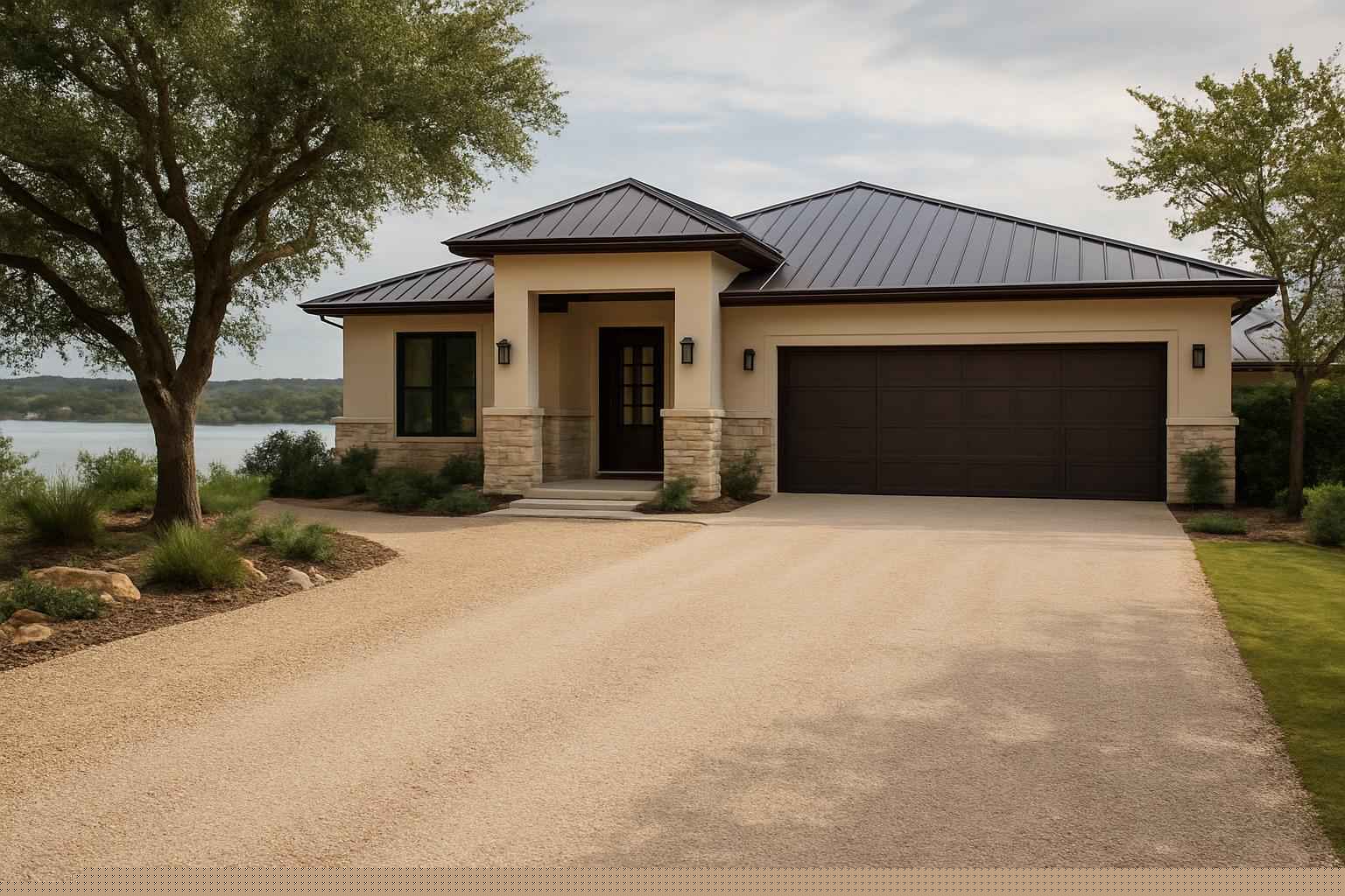 Driveway Installation In Cottonwood Shores Texas 4 Caliche Driveway In Cottonwood Shores Texas