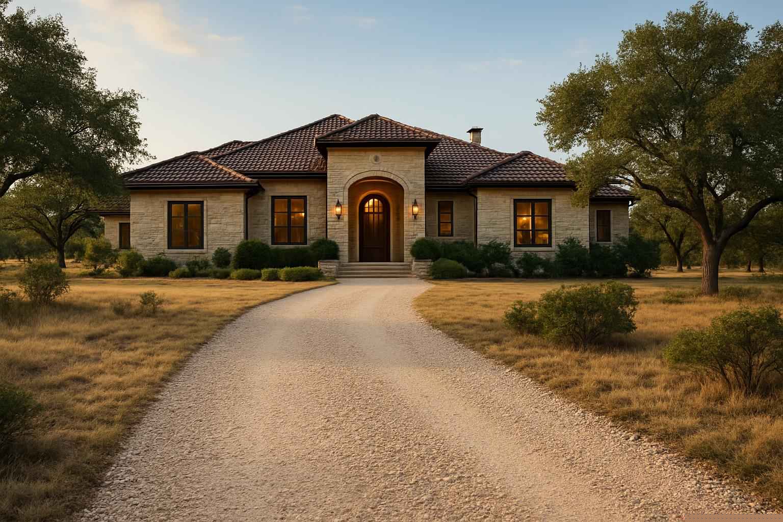 Driveway Installation In Pontotoc Texas 4 Caliche Driveway in Pontotoc Texas