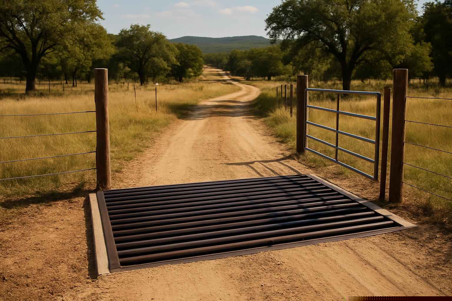 Cattle Guard Installation in Medina Texas