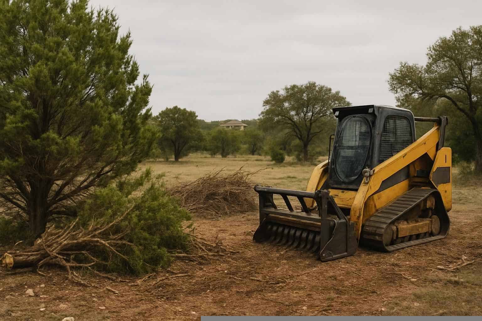 Cedar Eating In Cottonwood Shores Texas 6 Cedar Fuel Reduction In Cottonwood Shores Texas