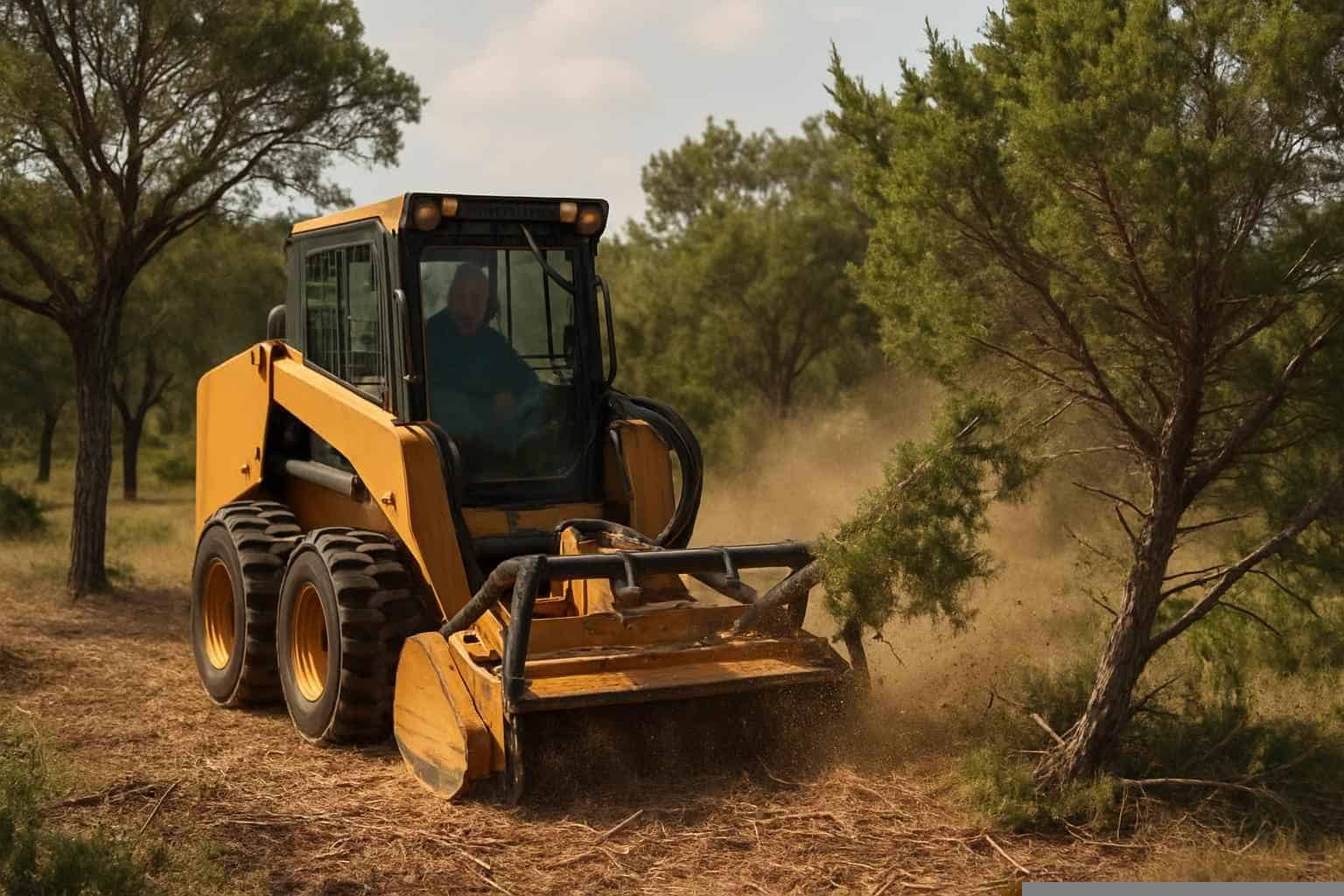 Cedar Fuel Reduction in Fischer Texas