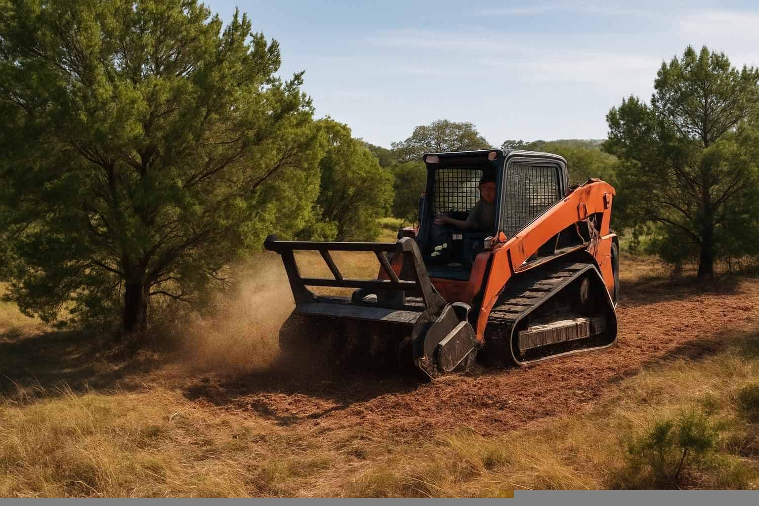 Cedar Fuel Reduction in Medina Texas