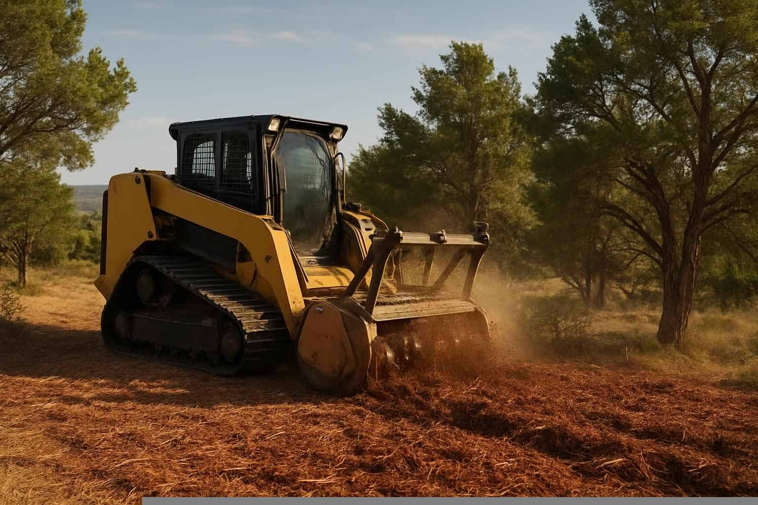 Cedar Mulching in Burnet Texas