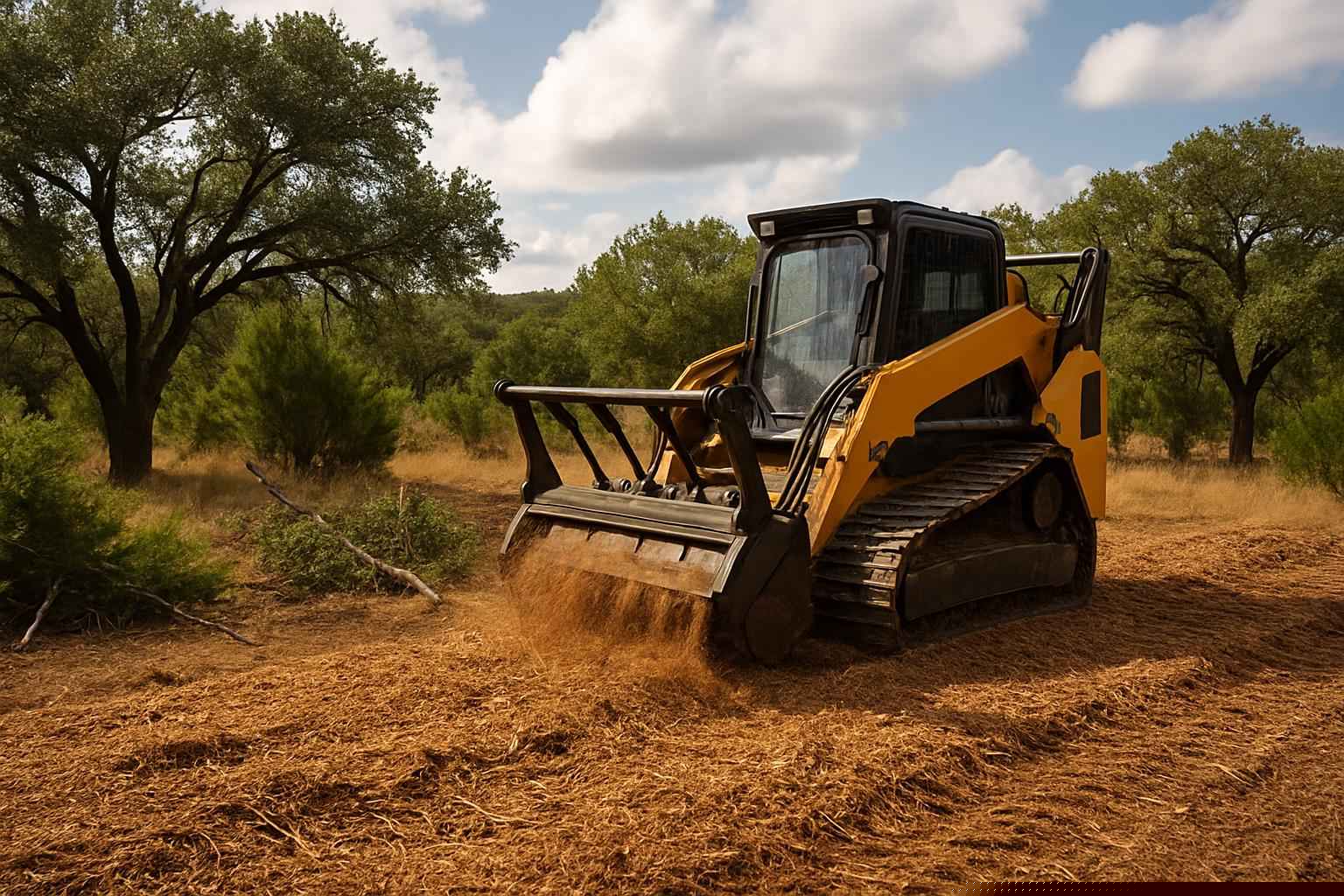 Forestry Mulching In Pipe Creek Texas 2 Cedar Mulching In Pipe Creek Texas