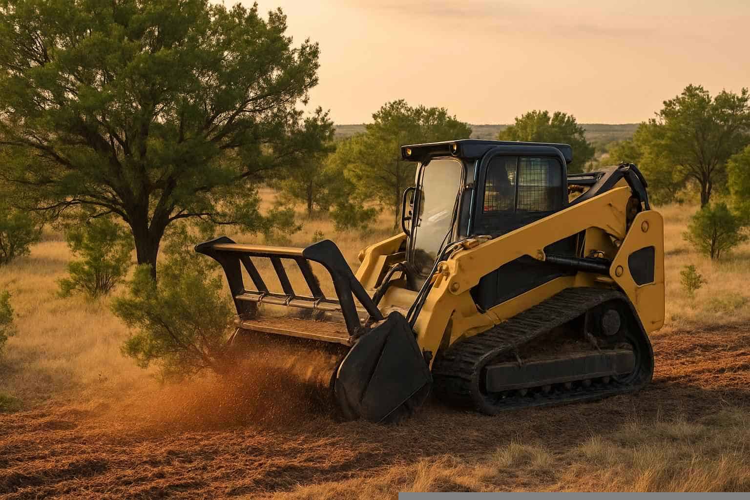 Forestry Mulching In Pontotoc Texas 2 Cedar Mulching In Pontotoc Texas