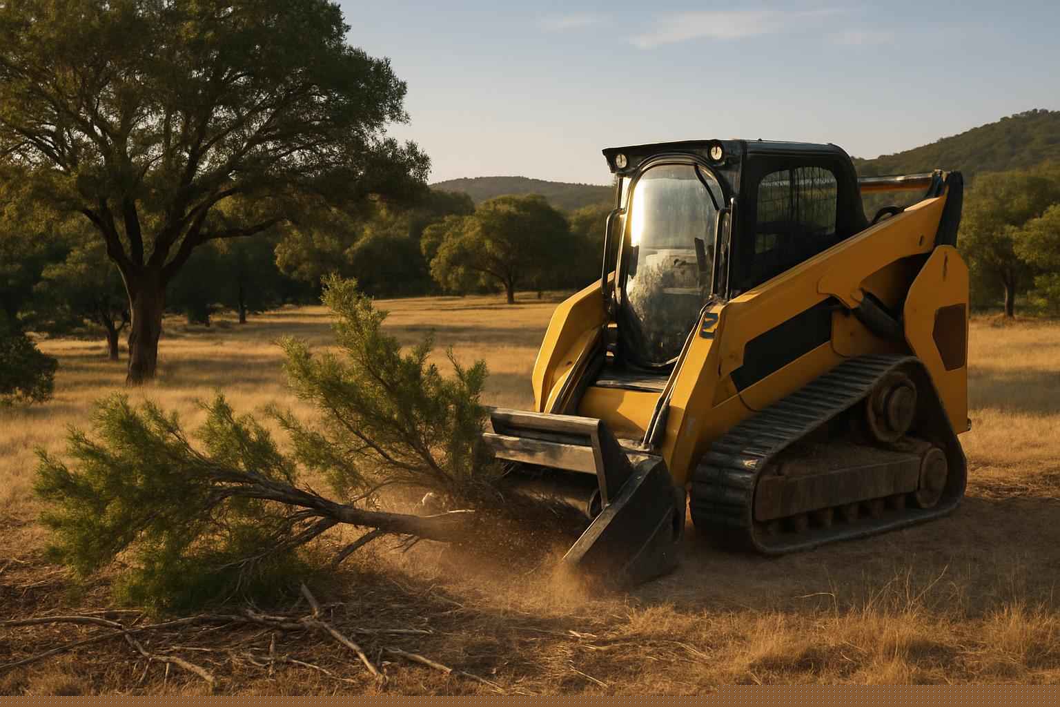 Cedar Clearing In Medina Texas 5 Cedar Pasture Clearing In Medina Texas