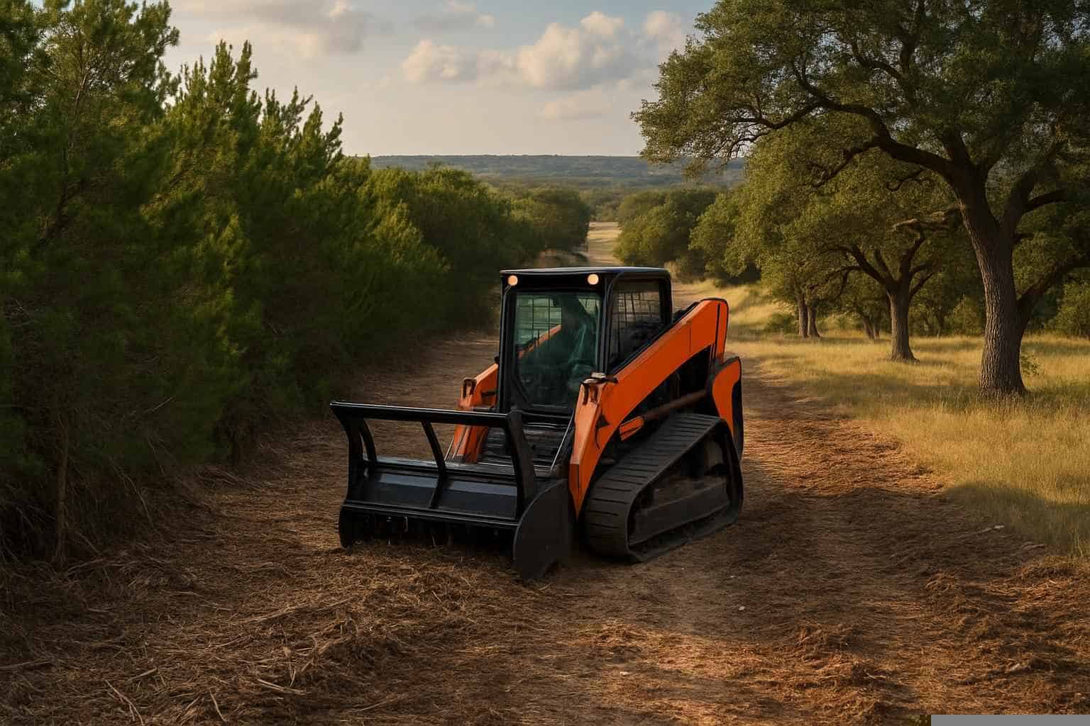 Cedar ROW Clearing In Fischer Texas
