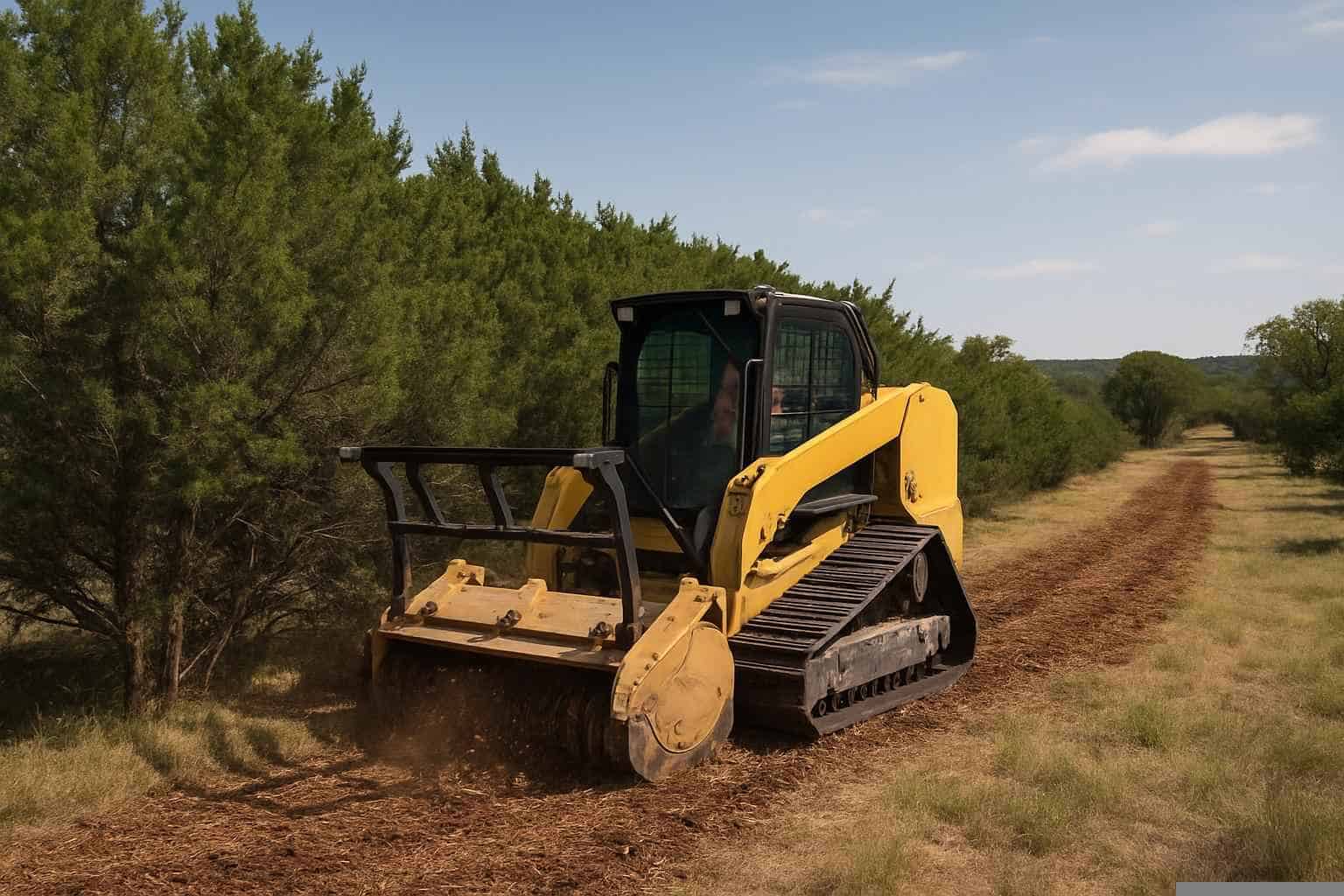 Cedar ROW Clearing in Marble Falls Texas