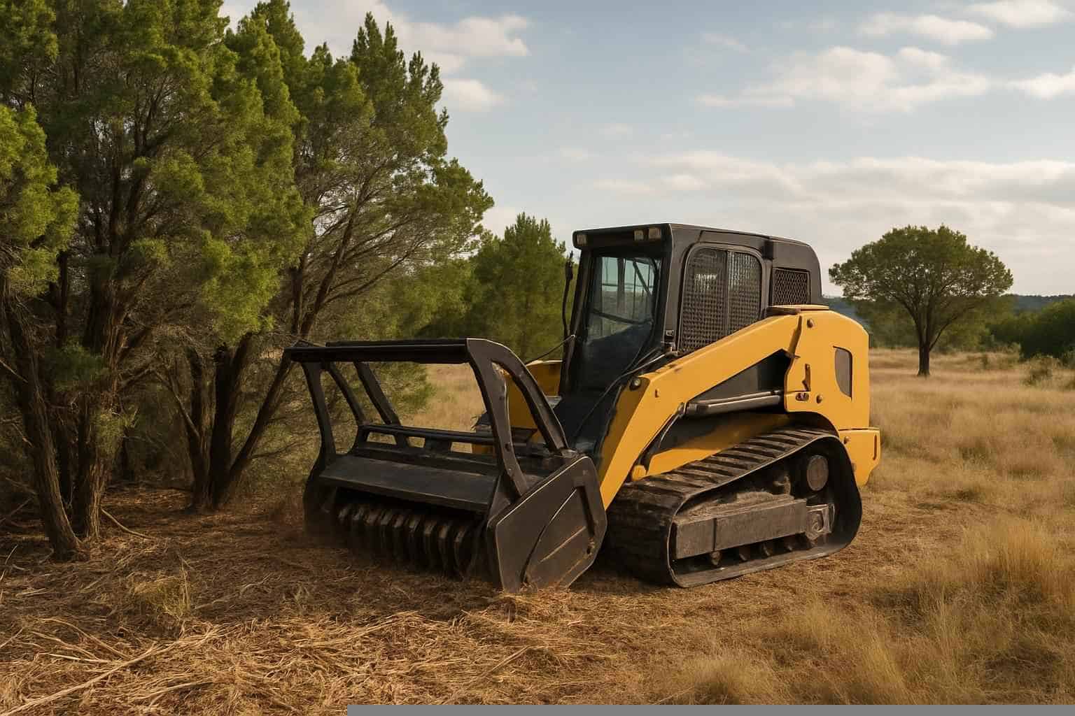Cedar Thinning in Pontotoc Texas