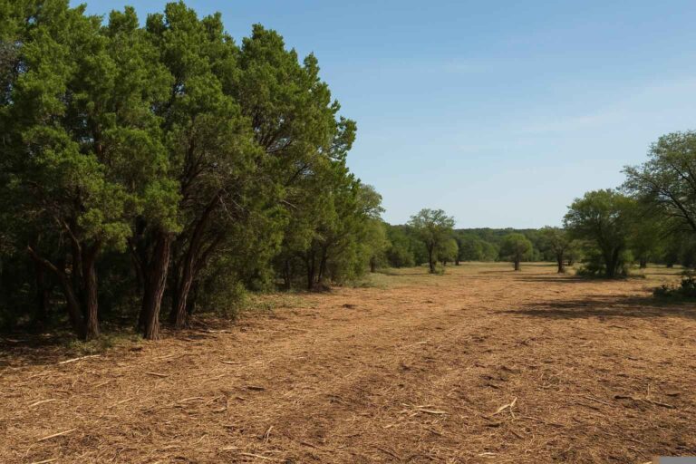 Cedar Clearing In Burnet Texas
