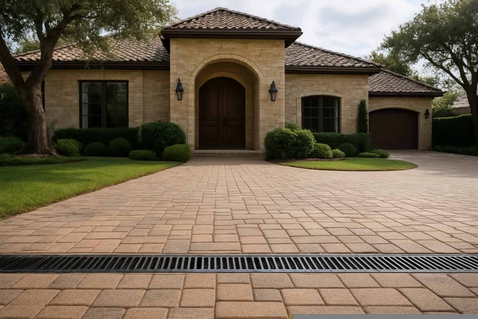 Channel Drains for Driveways in Pontotoc Texas