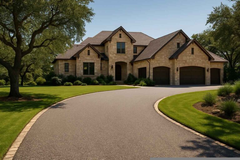 Chip Seal Driveway In Burnet Texas