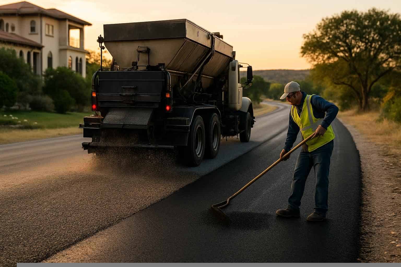 Chip And Seal In Cottonwood Shores Texas 6 Chip Seal Maintenance In Cottonwood Shores Texas