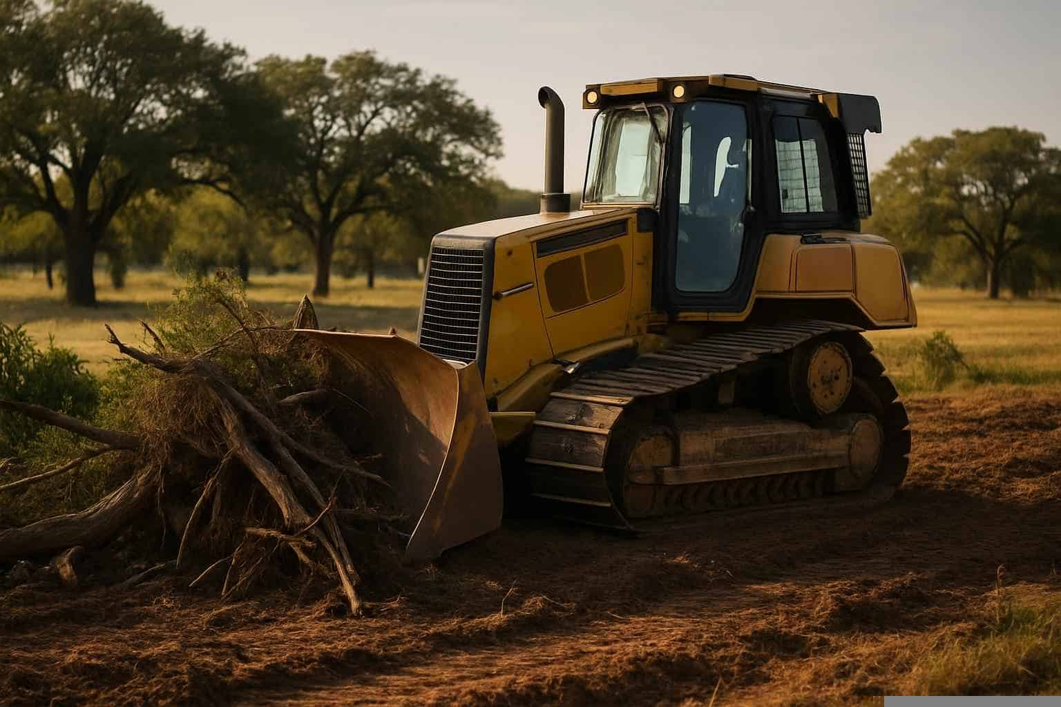 Commercial Land Clearing in Pontotoc Texas
