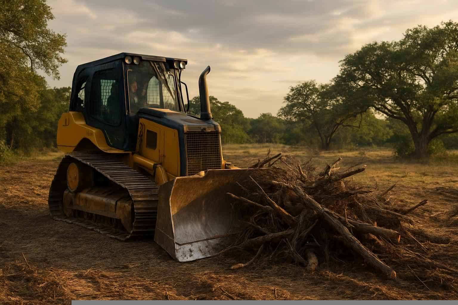 Commercial Lot Clearing in Burnet Texas