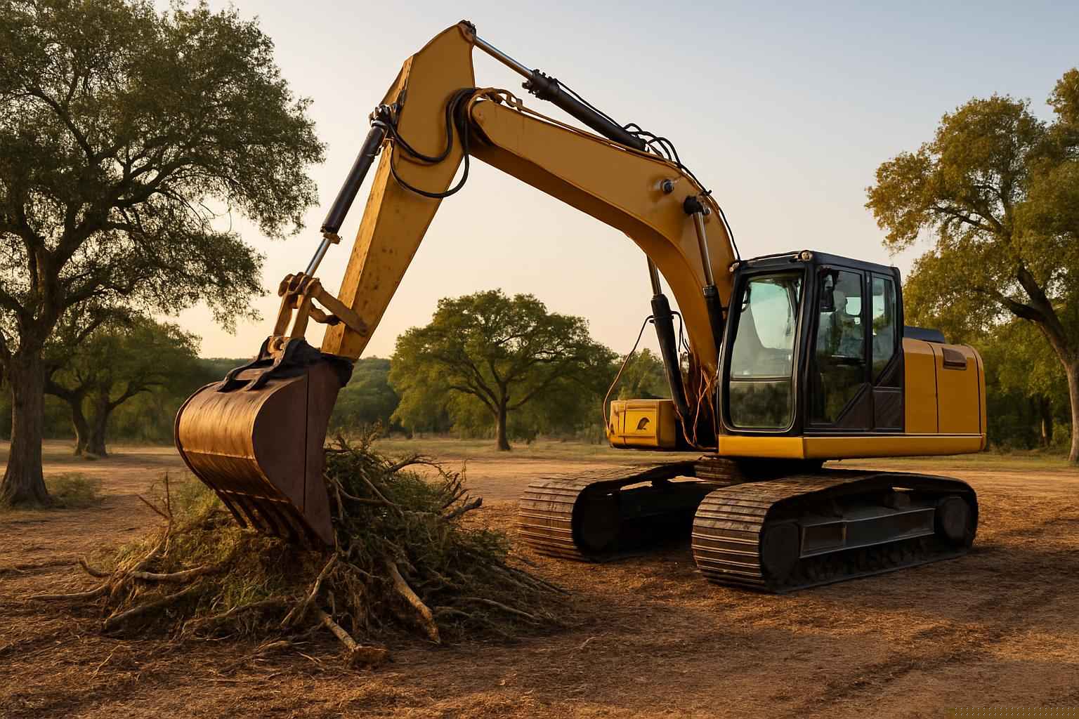Commercial Lot Clearing in Fischer Texas