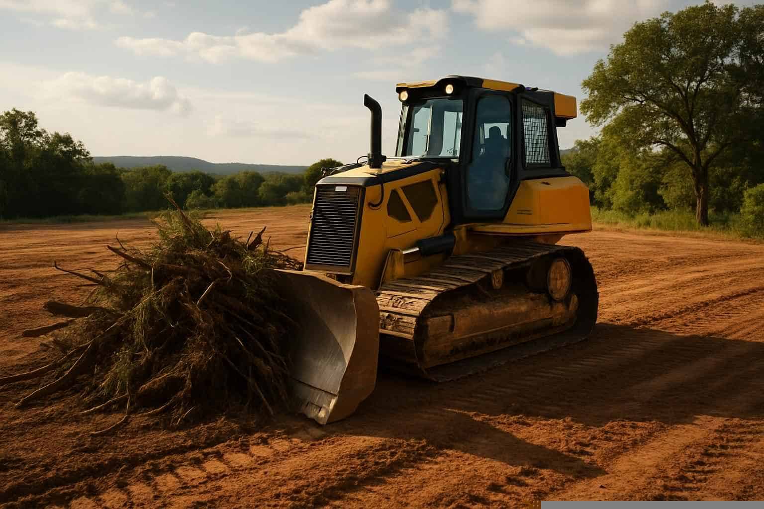 Commercial Lot Clearing In Marble Falls Texas