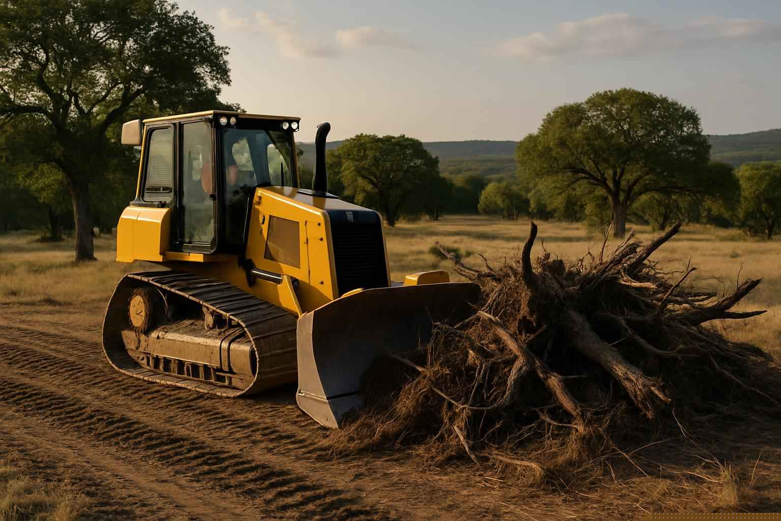 Commercial Lot Clearing in Medina Texas