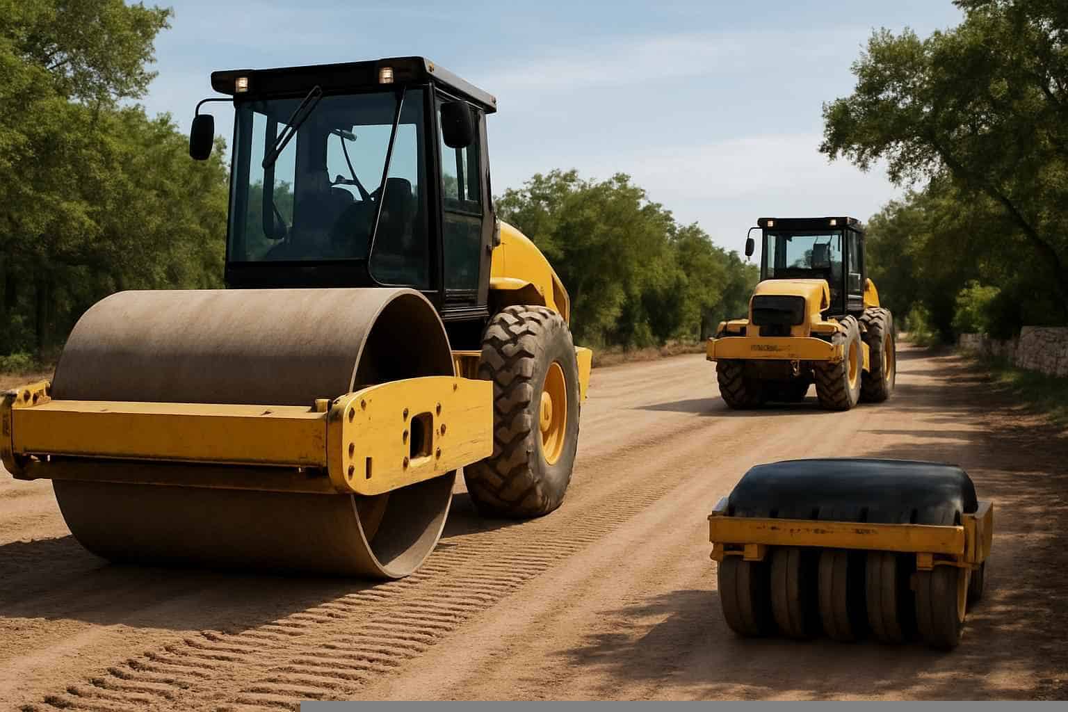 House Pad Construction In Fischer Texas 4 Compaction And Proof Roll in Fischer Texas