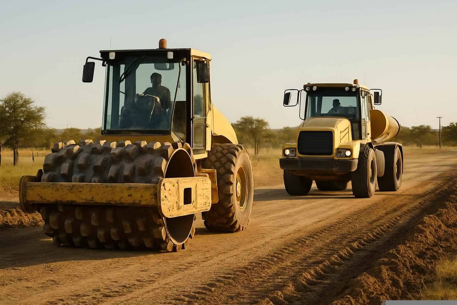 House Pad Construction In Pontotoc Texas 4 Compaction And Proof Roll in Pontotoc Texas