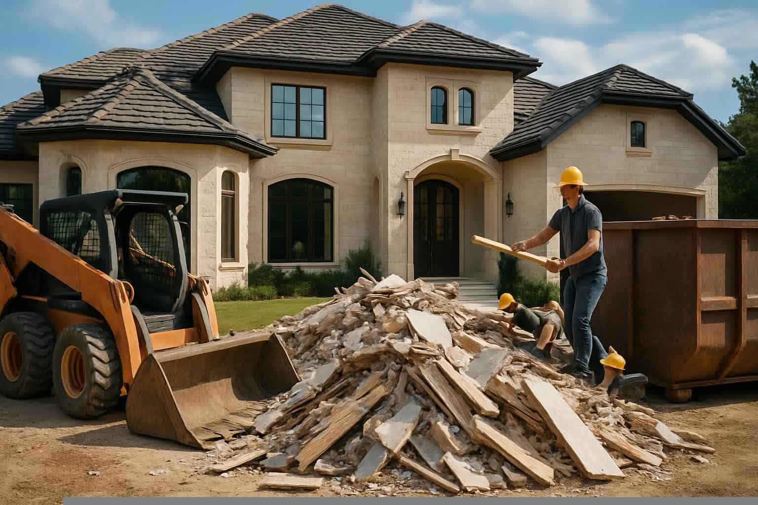 Construction Debris Removal in Marble Falls Texas