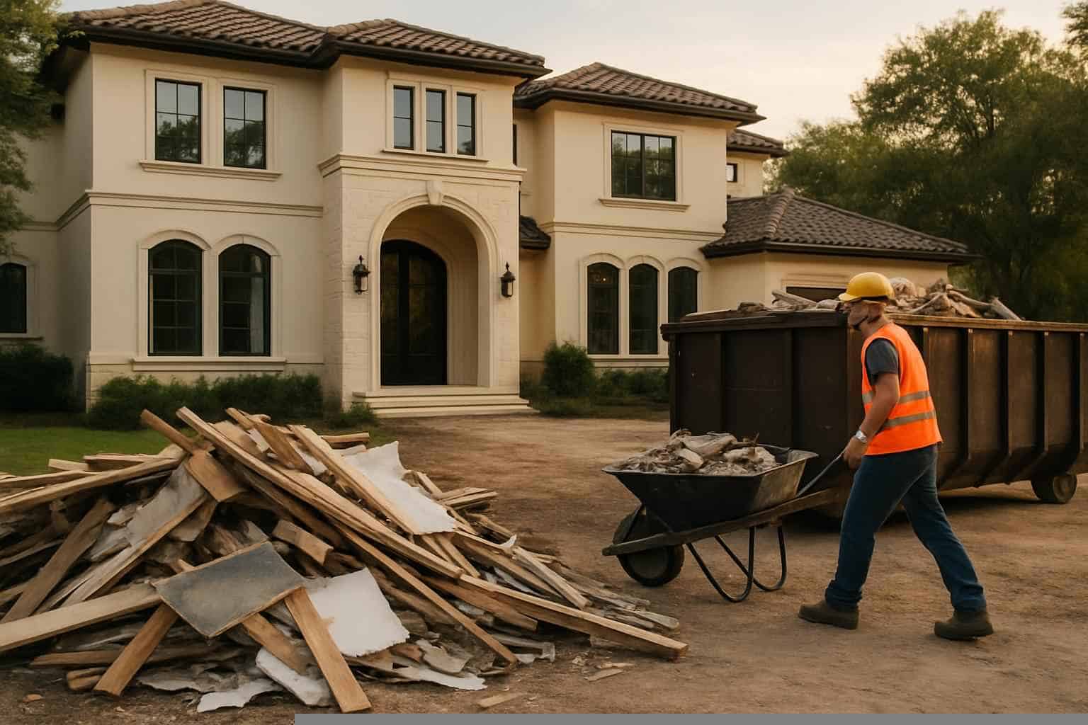 Construction Debris Removal in Medina Texas