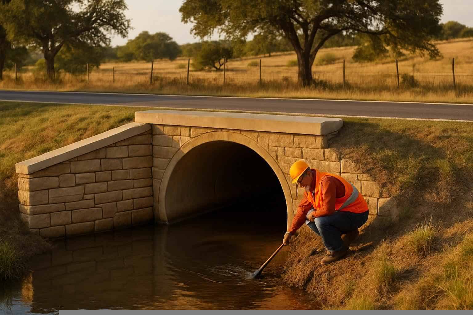 Culvert Installation In Burnet Texas 6 Culvert Maintenance in Burnet Texas