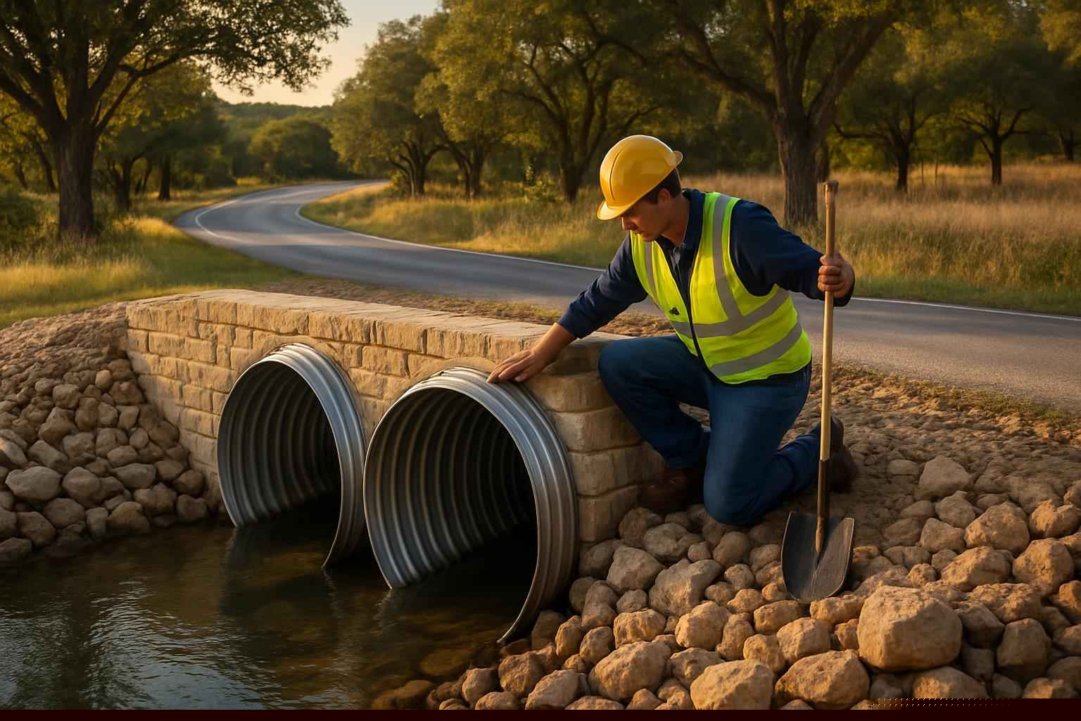 Culvert Maintenance in Medina Texas