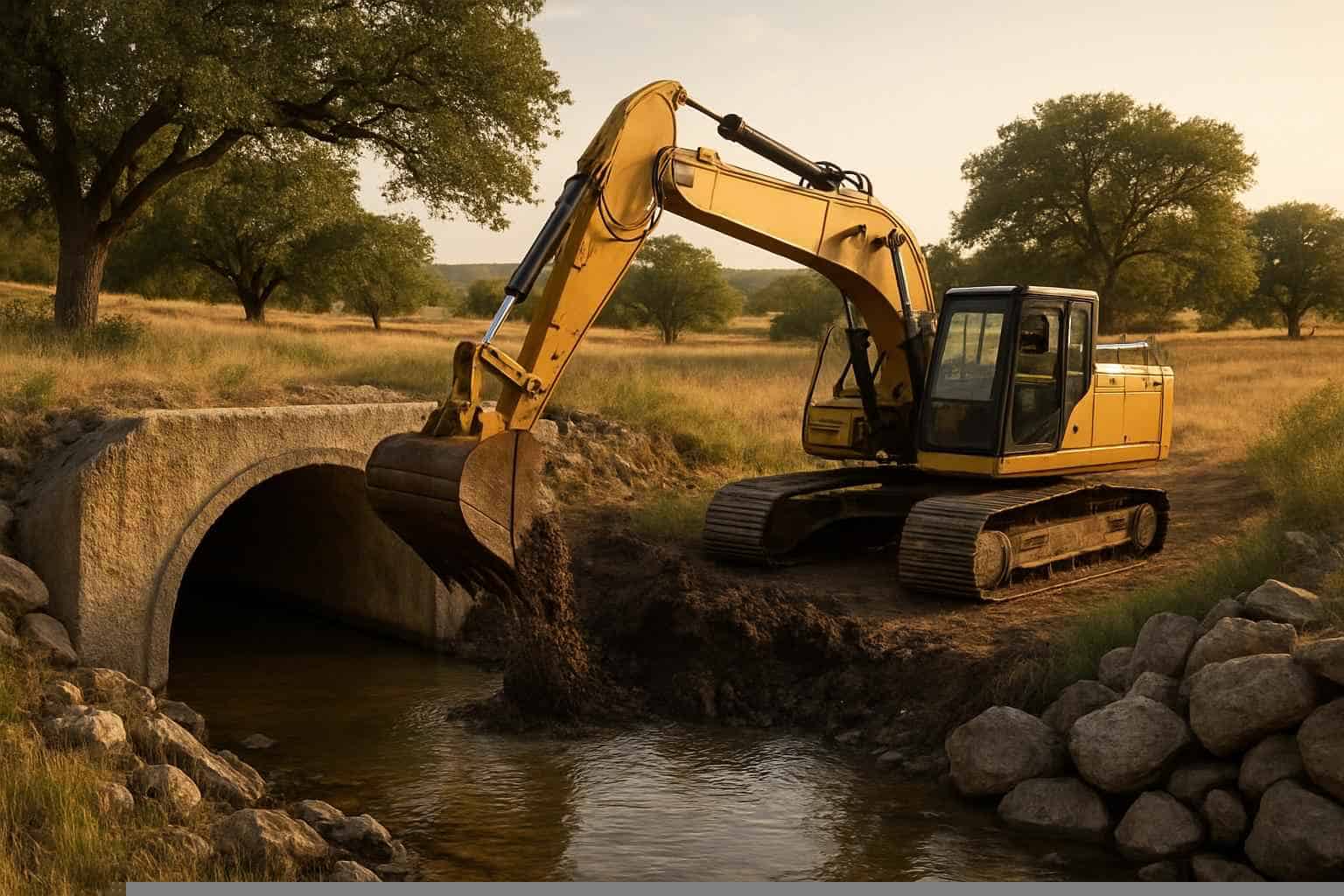 Culvert Maintenance In Pontotoc Texas