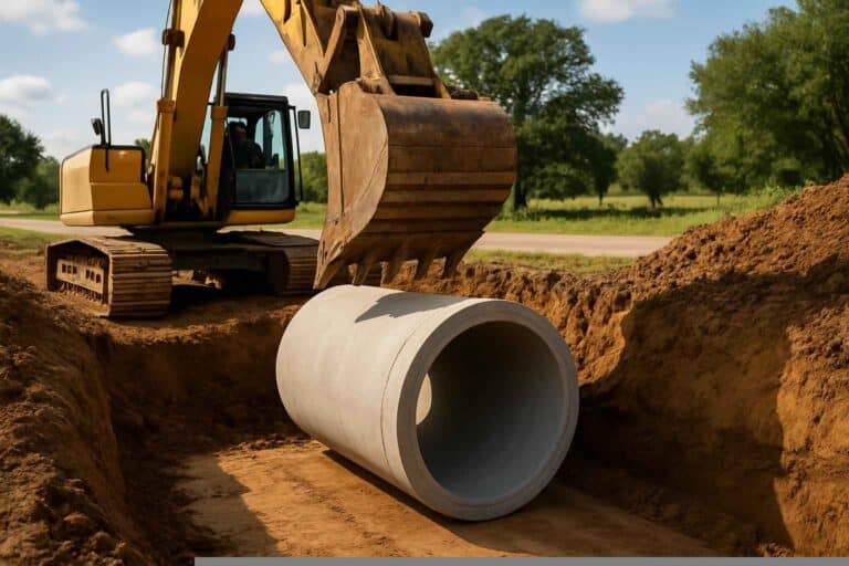 Culvert Sizing And Install In Mason Texas