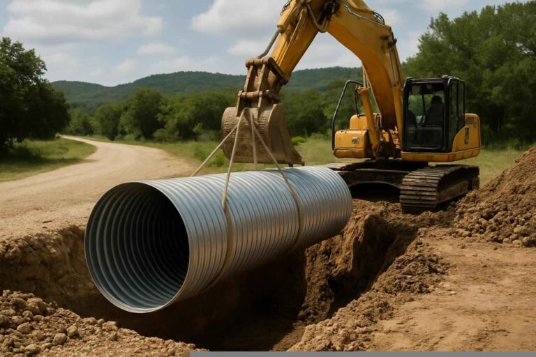 Culvert Installation In Medina Texas