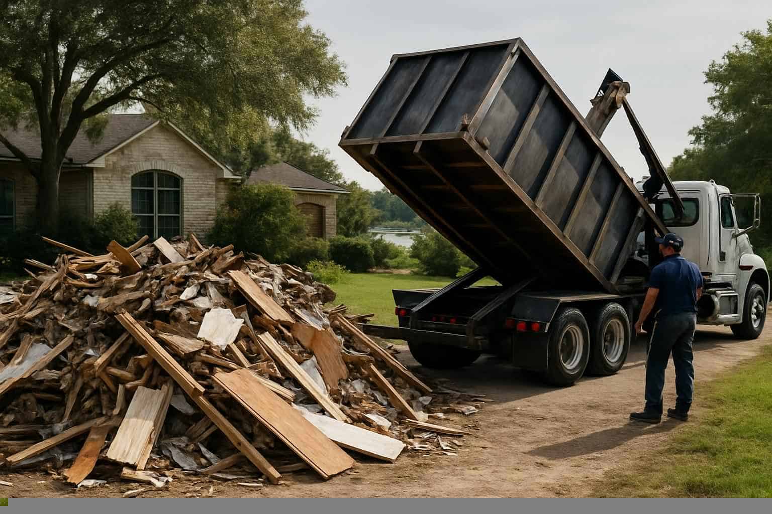 Lot Clearing In Cottonwood Shores Texas 6 Debris Haul Off In Cottonwood Shores Texas