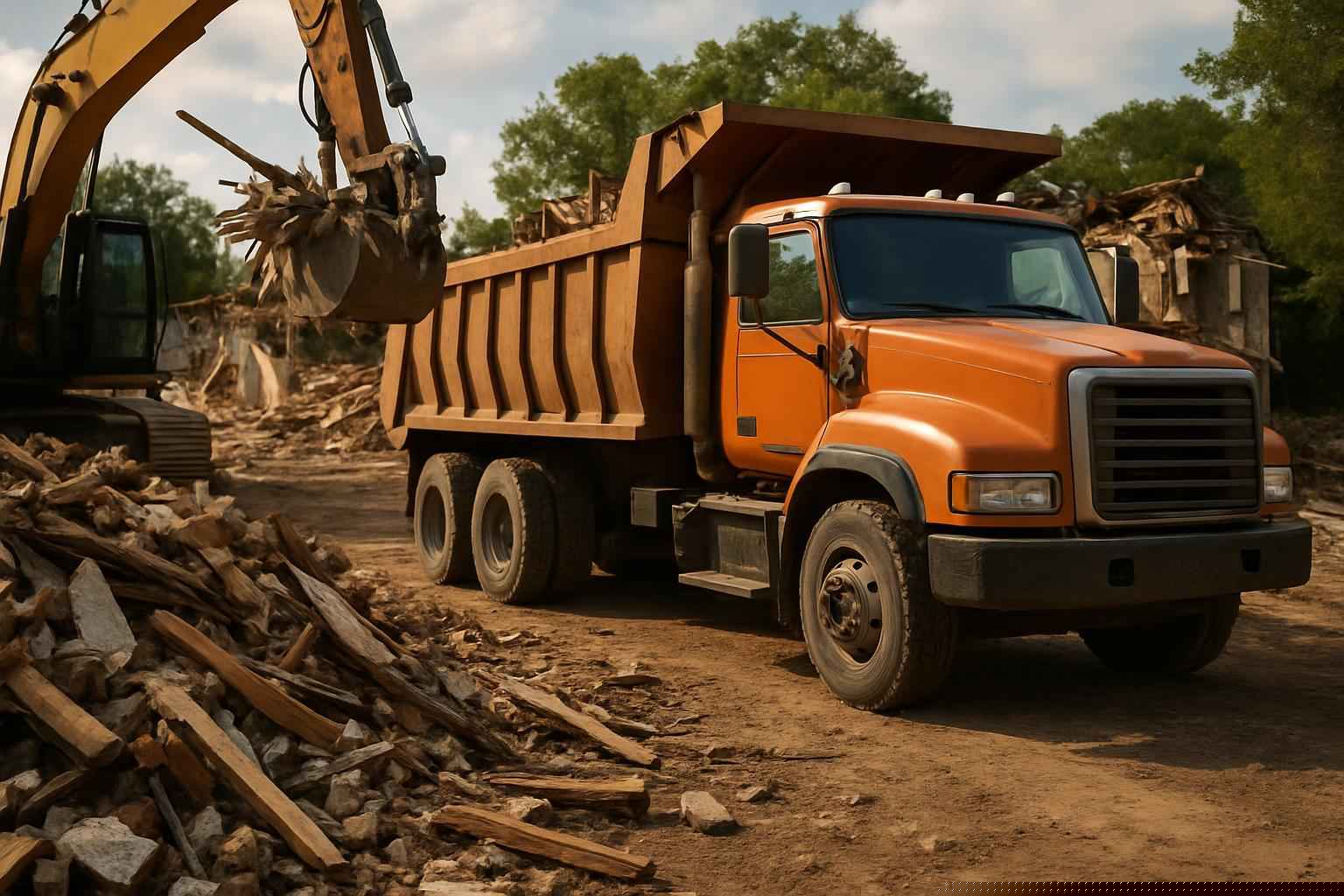 Demolition Debris Hauling in Burnet Texas