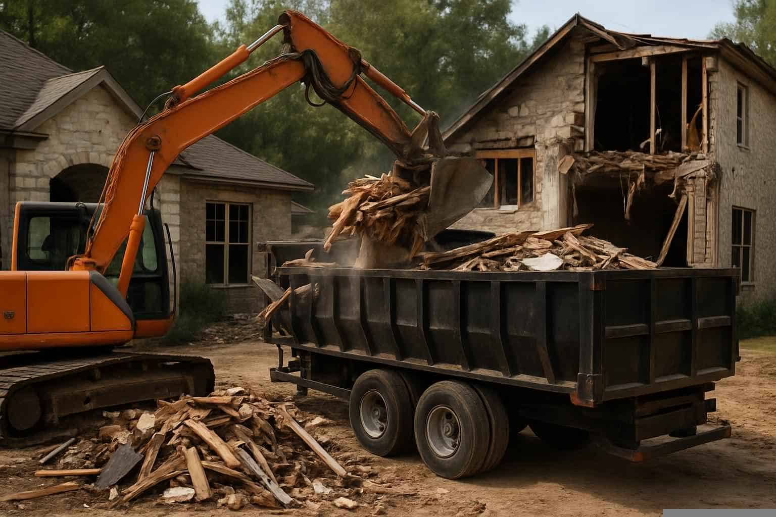 Demolition Debris Hauling in Fischer Texas