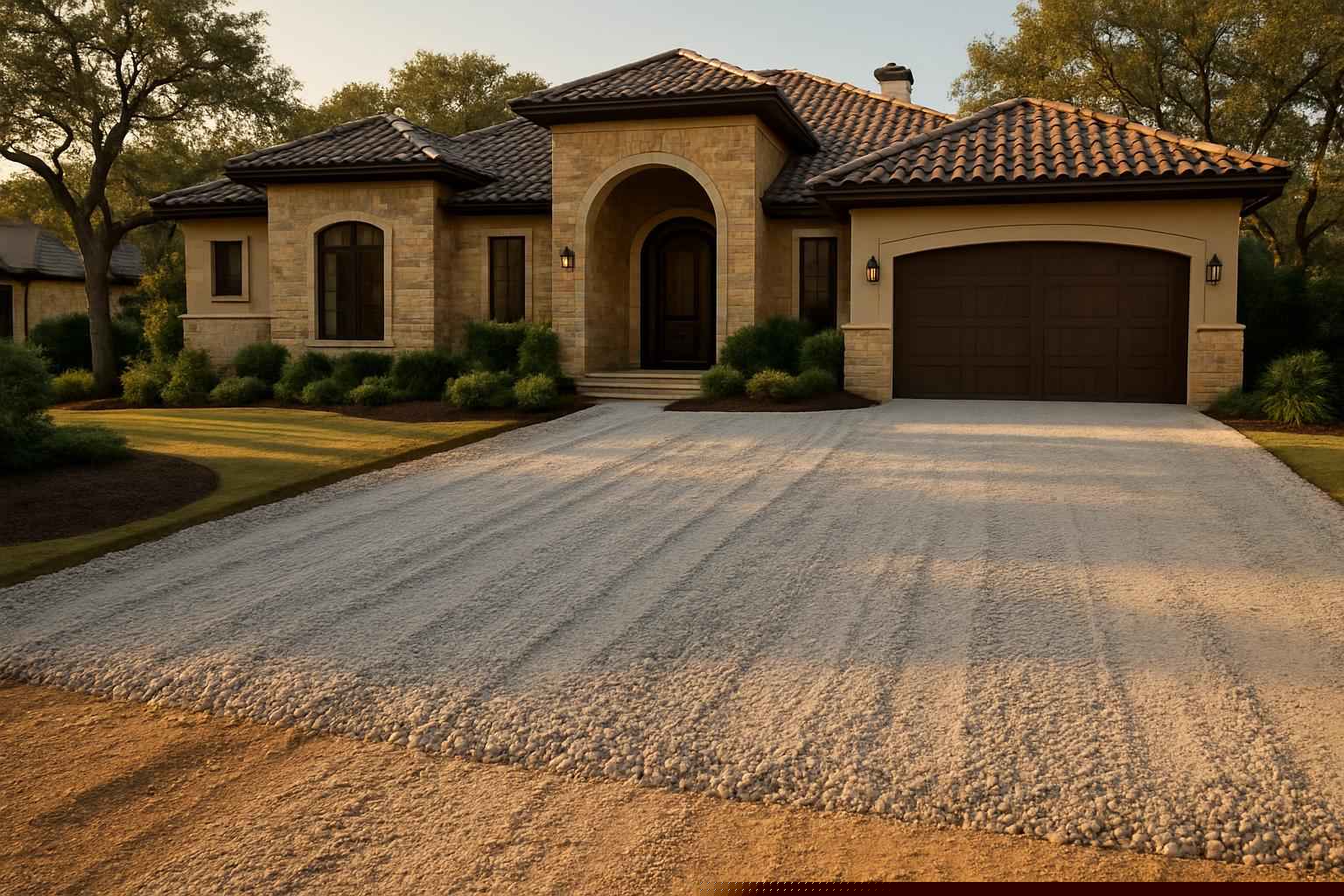 Driveway Base Prep in Burnet Texas