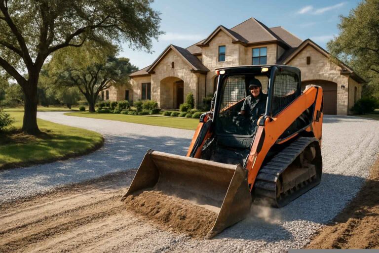 Driveway Installation In Marble Falls Texas